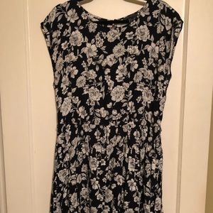 Floral Print Mini Dress